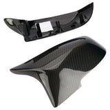 Carbon Fiber Look Replace Side Mirror Cover Cap Replacement for F30 F31 3-Series 2013-2017 1 Pair