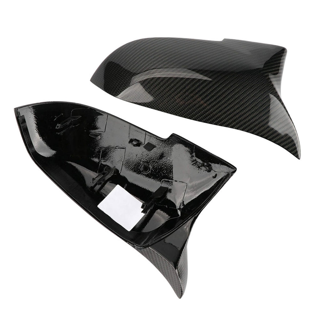 Carbon Fiber Look Replace Side Mirror Cover Cap Replacement for F30 F31 3-Series 2013-2017 1 Pair Lab Work Auto