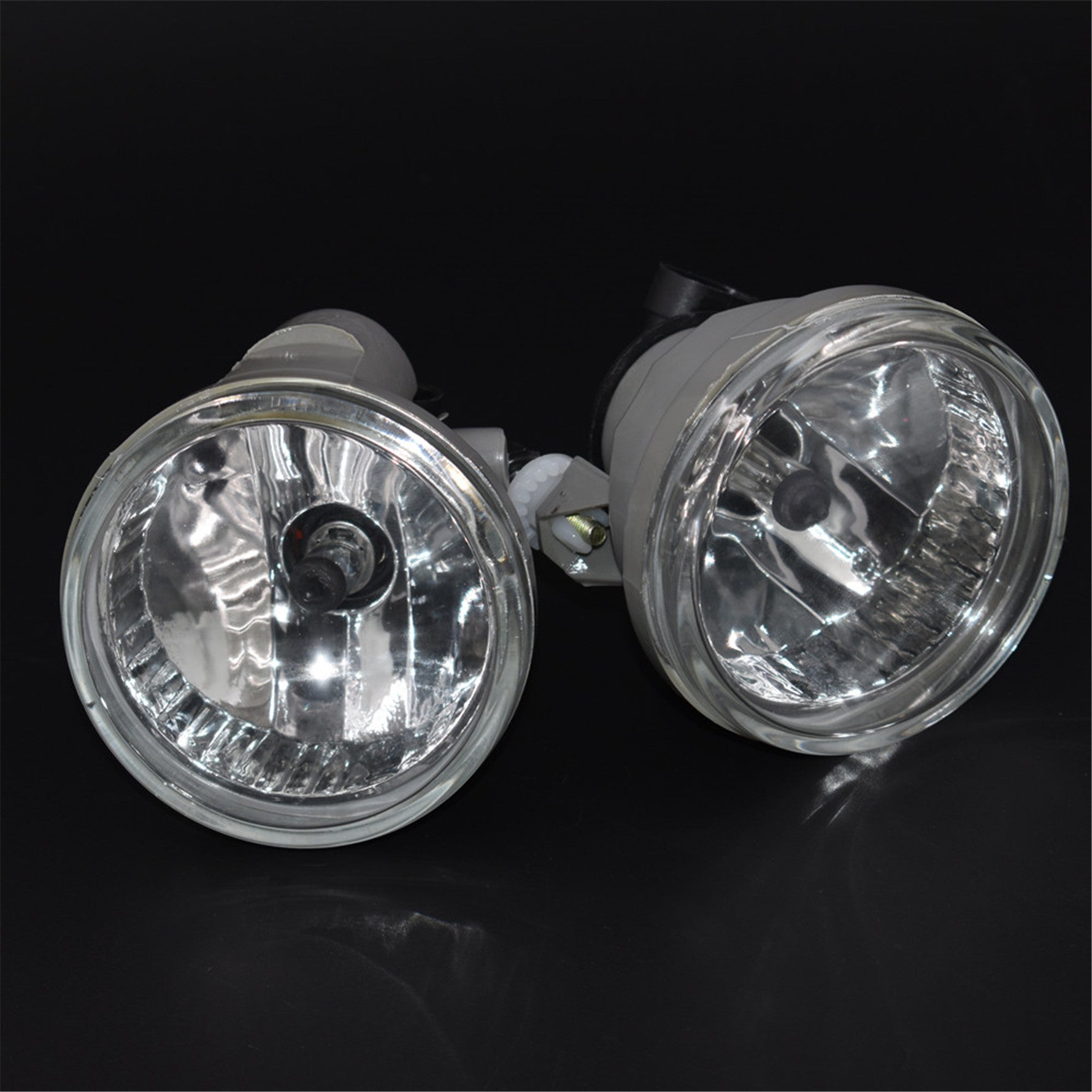 Clear Bumper Driving Fog Lights For 04 05 06 07 Toyota Highlander Echo Prius Lab Work Auto