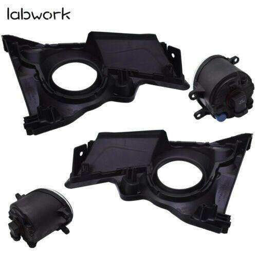 Clear Fog Light Front Bumper Lamps+Wiring+Switch For 17 18 19 Toyota Highlander Lab Work Auto