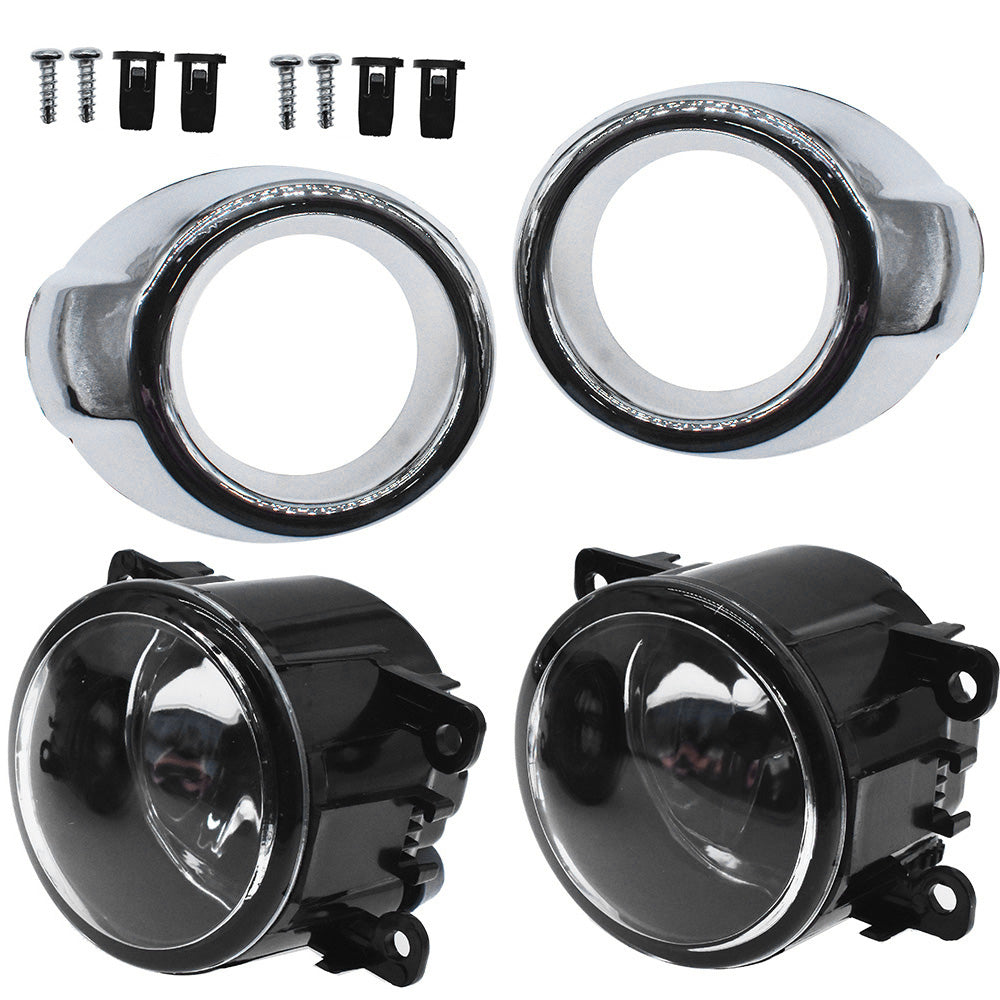 Clear Lens Driving Fog Lights Bumper Lamps+Bulbs For 2012 2013 2014 Ford Focus Lab Work Auto