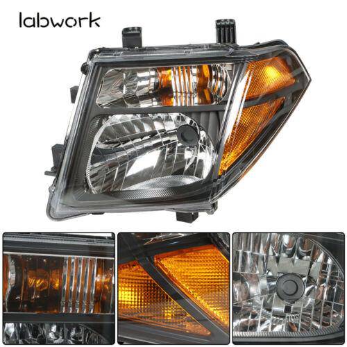 Clear Lens Headlight Black For 2005-07/08 Nissan Pathfinder/Frontier RH & LH Lab Work Auto