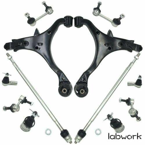 Control Arm Ball Joint Tie Rod End Sway Bar Link Steering Suspension Kit Set 12p Lab Work Auto