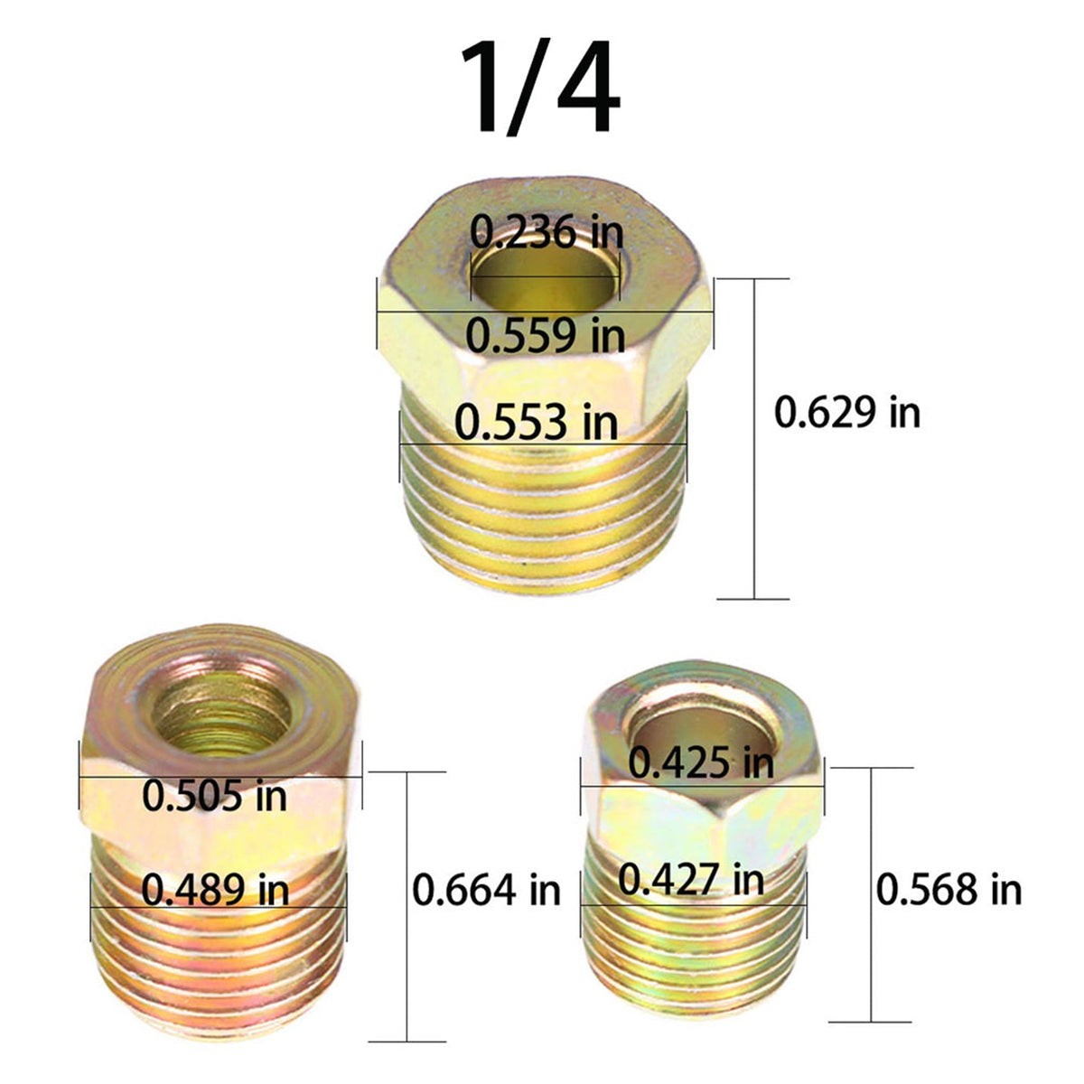 Copper Nickel Brake Line Tubing Kit 1/4 OD 25 Ft Coil Roll & 16 Fittings Lab Work Auto