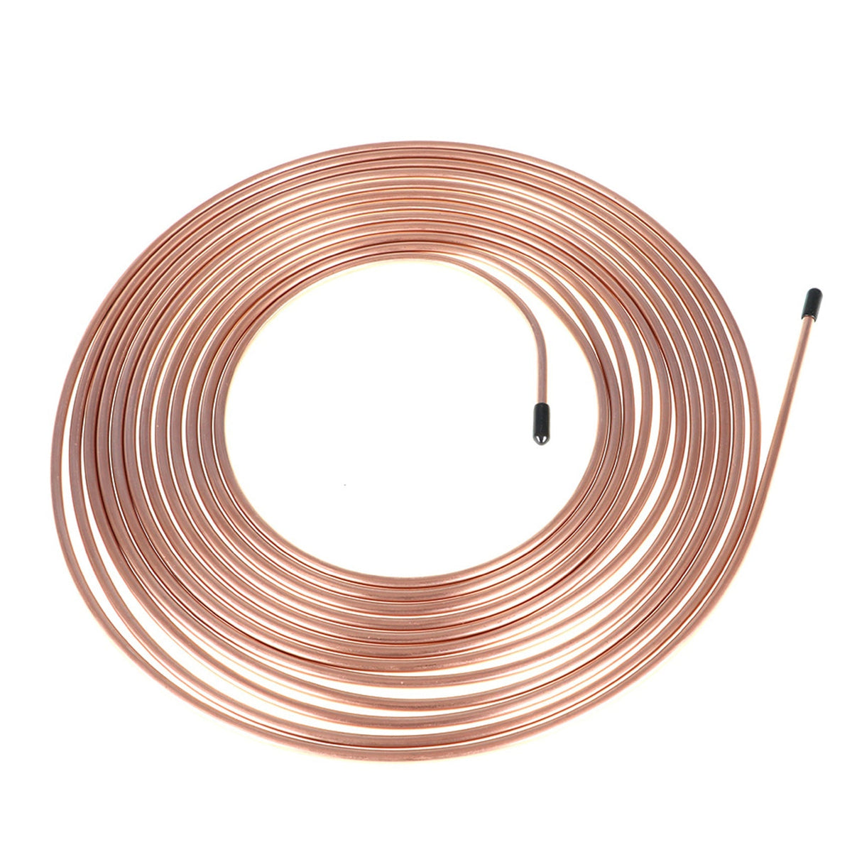 Copper coated Brake Line Tubing Kit 25 ft 3/16" Lab Work Auto 