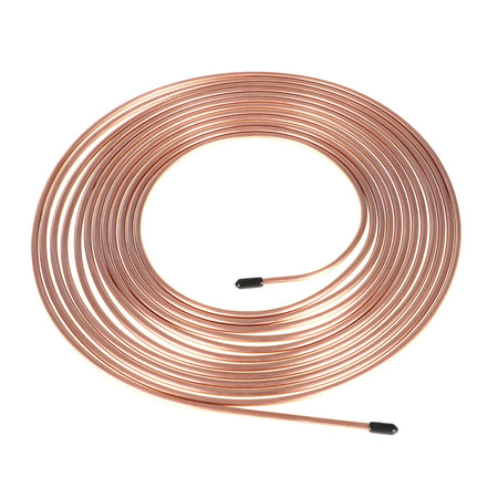 Copper coated Brake Line Tubing Kit 25 ft 3/16" Lab Work Auto 