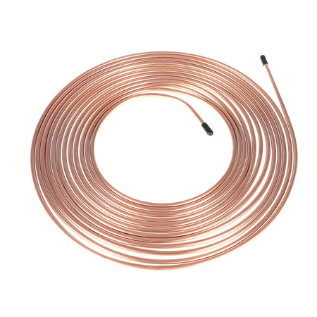 Copper coated Brake Line Tubing Kit 25 ft 3/16" Lab Work Auto 