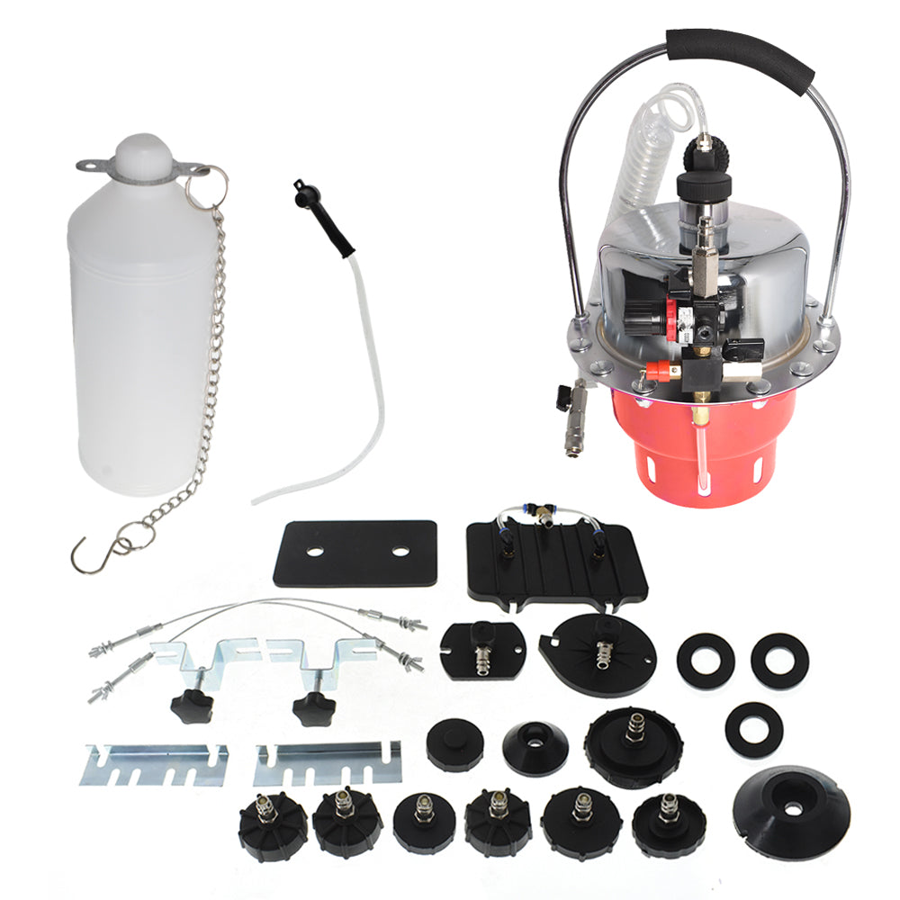 Labwork Pneumatic Air Pressure Kit Brake & Clutch Bleeder Valve System 4.5 CFM'