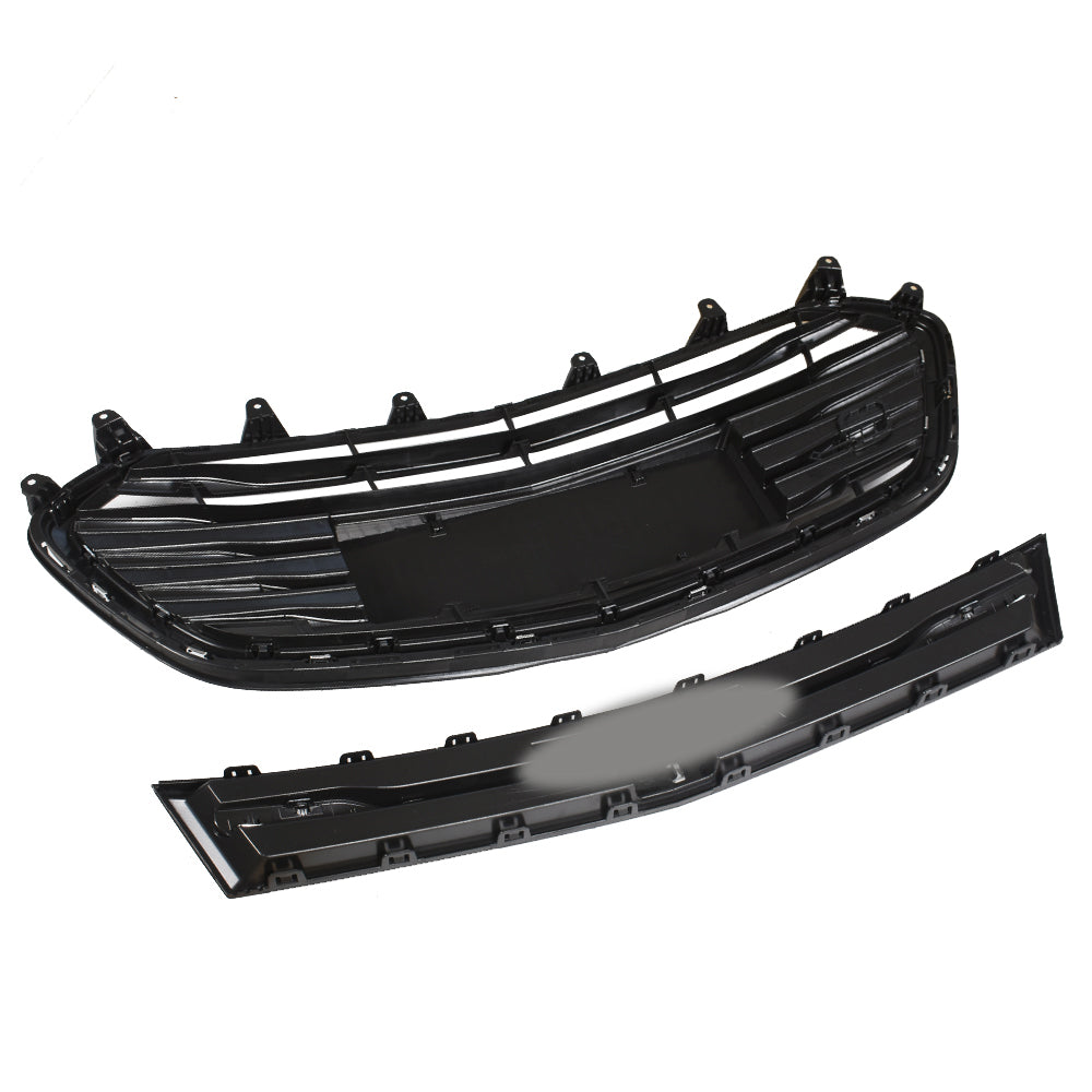 Labwork Front Upper and Lower Grille Set 2PCS Black＆Chrome For 2017-2021 Chevrolet Trax