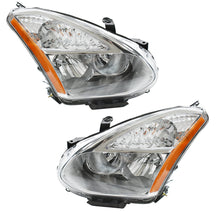 Load image into Gallery viewer, Labwork Chrome Headlights Assembly Clear Left+Right For 2008-2013 Nissan Rogue