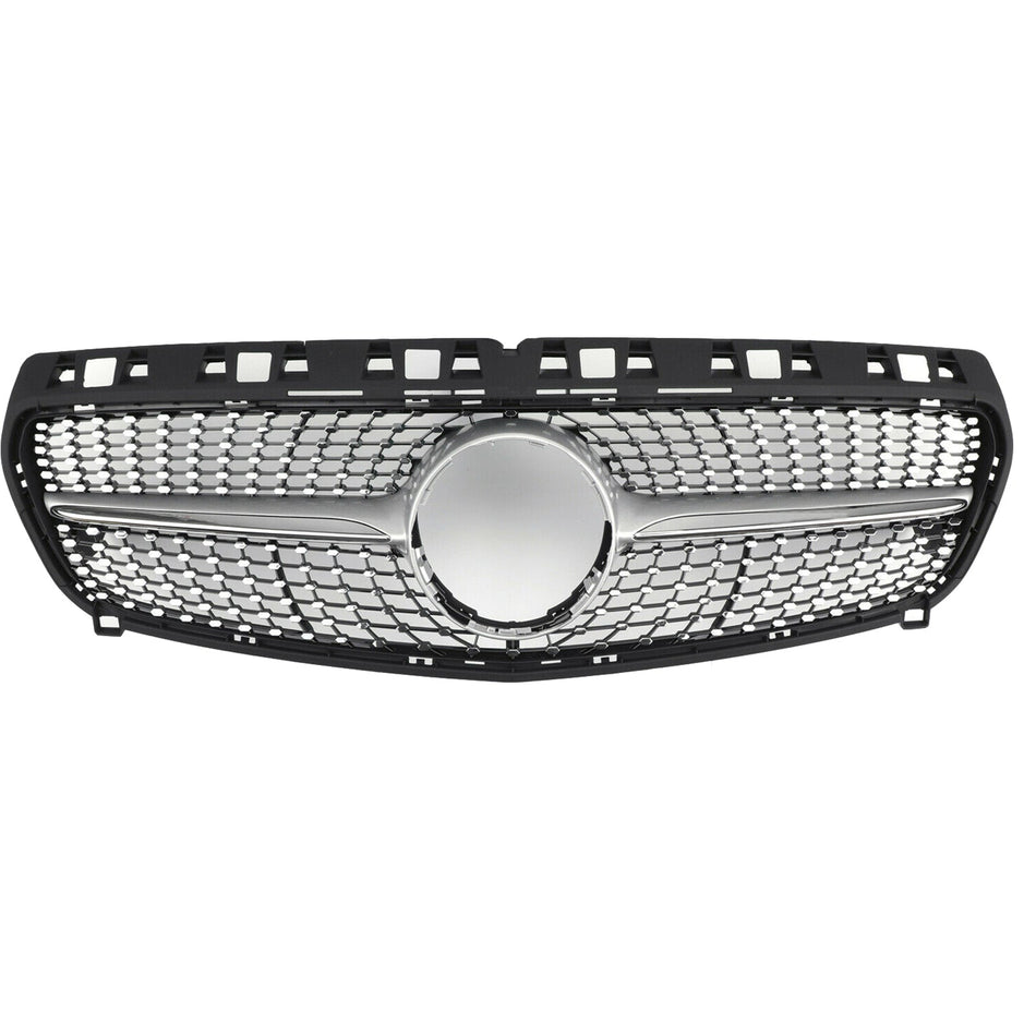 Diamond star grille grill For Mercedes Benz R117 W117 CLA250 2013-2016 Silver US Lab Work Auto