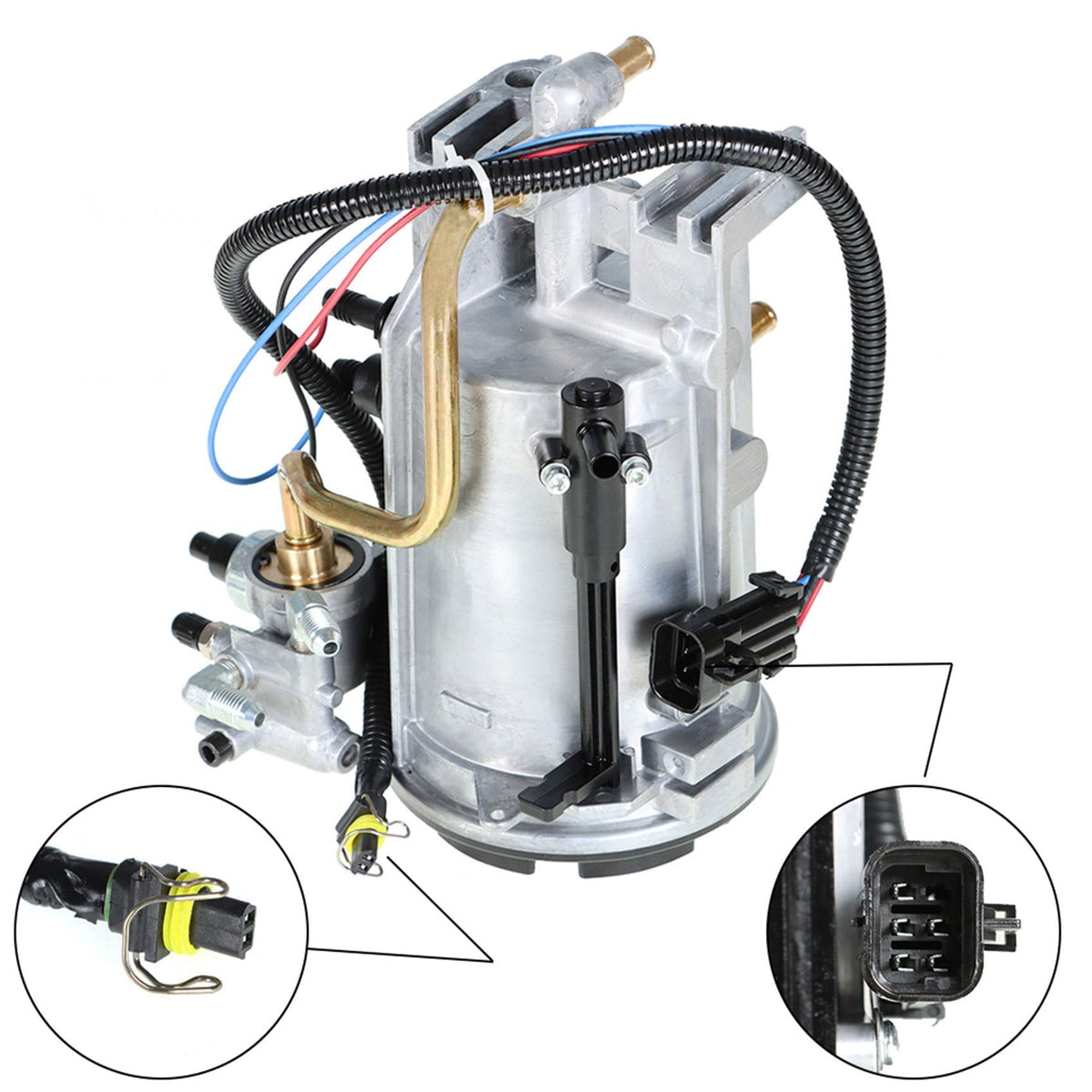 Diesel Fuel Filter Housing Assembly For 1996 1997 F250 F350 E350 Powerstroke 7.3 Lab Work Auto