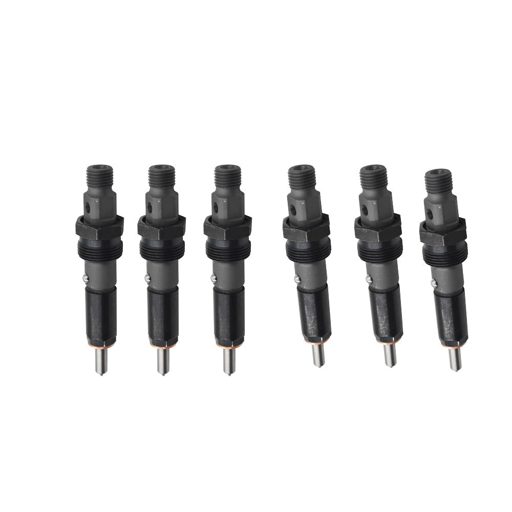 Diesel Fuel Injector 40-60 HP M14 145 6*14 Set for 94-98 Dodge 5.9L Cummins New Lab Work Auto