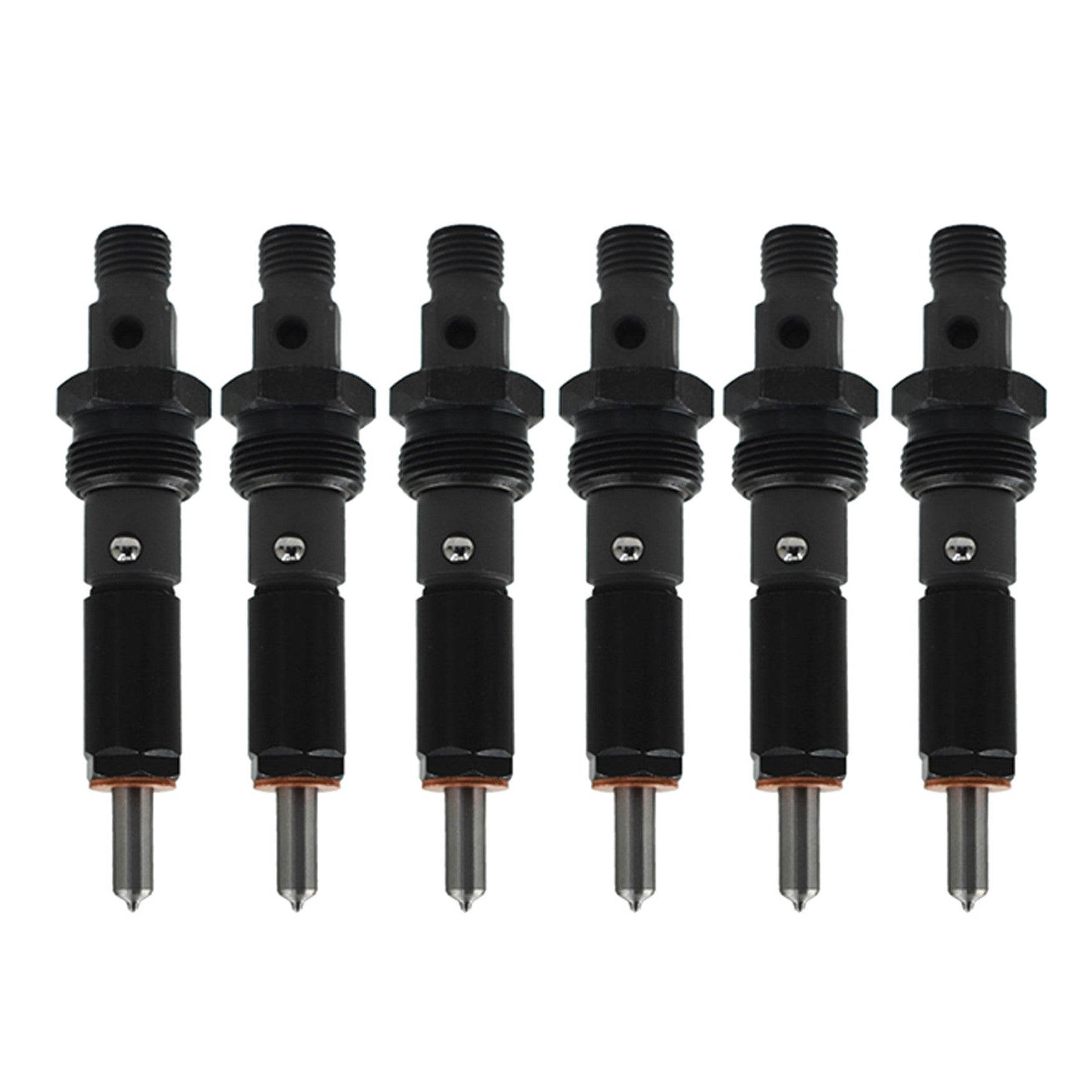 Diesel Fuel Injector 40-60 HP M14 145 6*14 Set for 94-98 Dodge 5.9L Cummins New Lab Work Auto