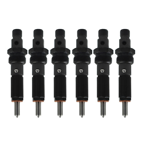 Diesel Fuel Injector 40-60 HP M14 145 6*14 Set for 94-98 Dodge 5.9L Cummins New Lab Work Auto