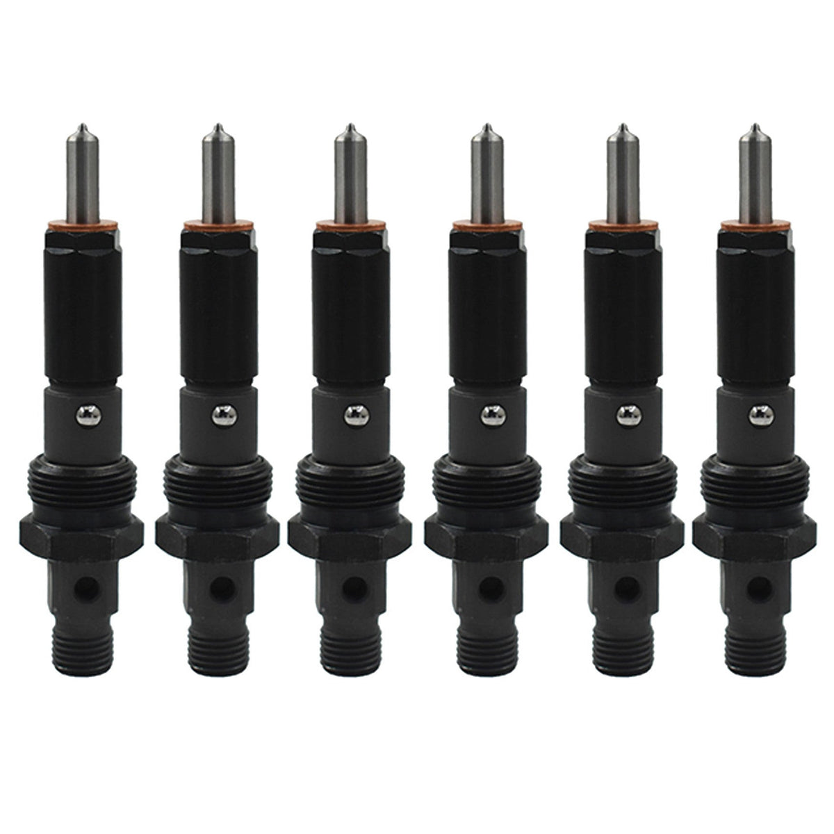 Diesel Fuel Injector 40-60 HP M14 145 6*14 Set for 94-98 Dodge 5.9L Cummins New Lab Work Auto