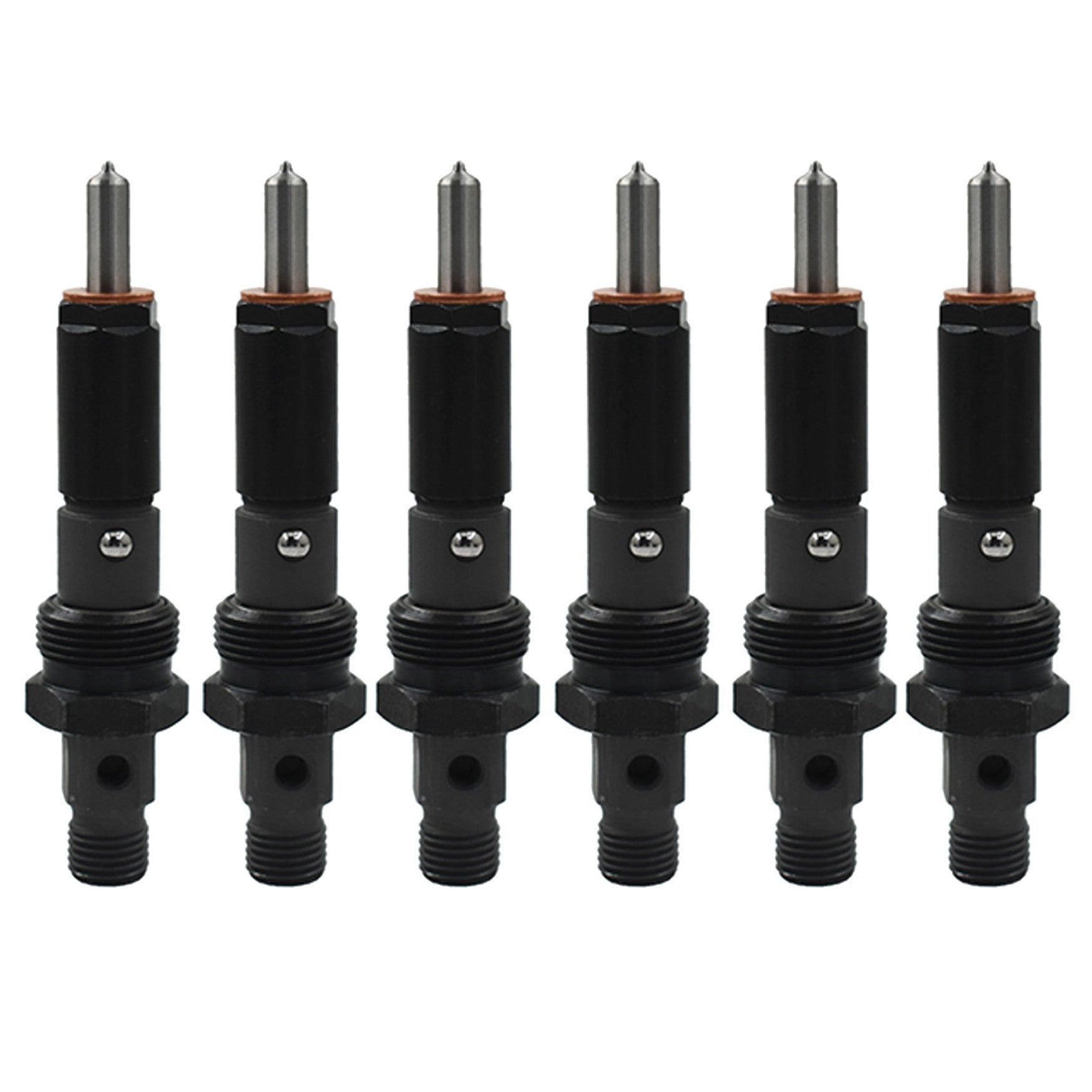 Diesel Fuel Injector 40-60 HP M14 145 6*14 Set for 94-98 Dodge 5.9L Cummins New Lab Work Auto