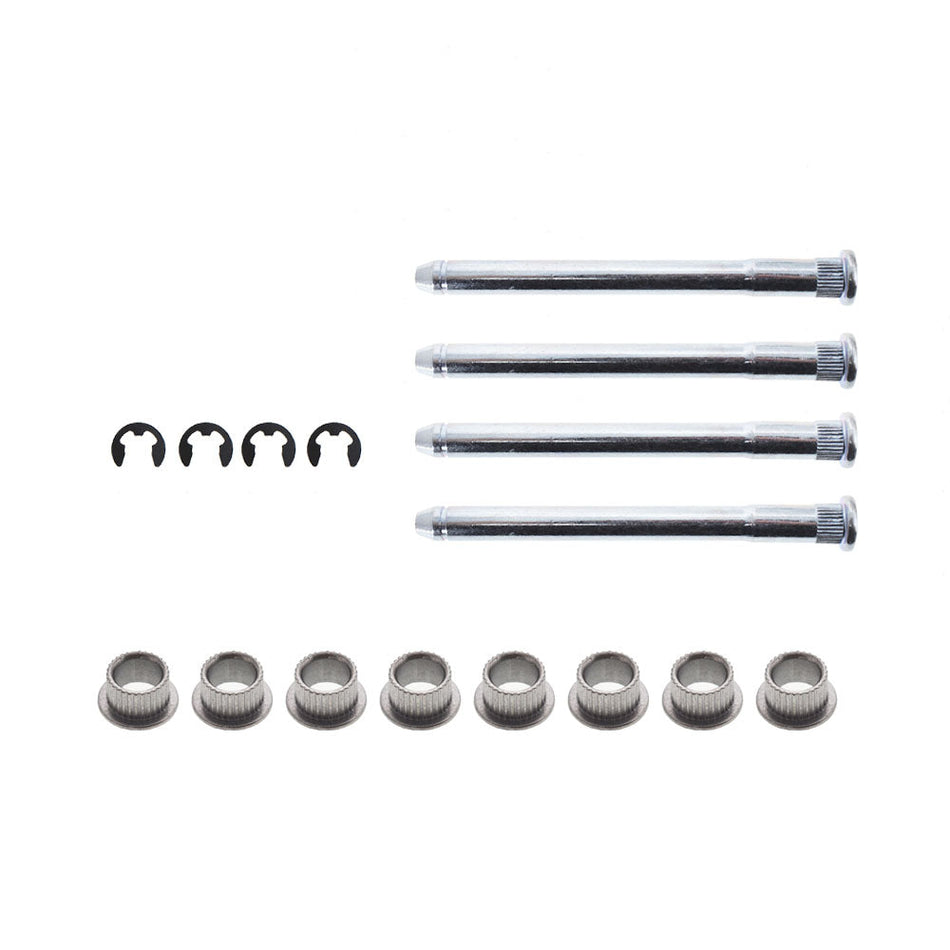 Door Hinge Pins 2 Door 4Pins Bushing Kit for 88-02 Chevy GMC Fullsize Truck SUV Lab Work Auto