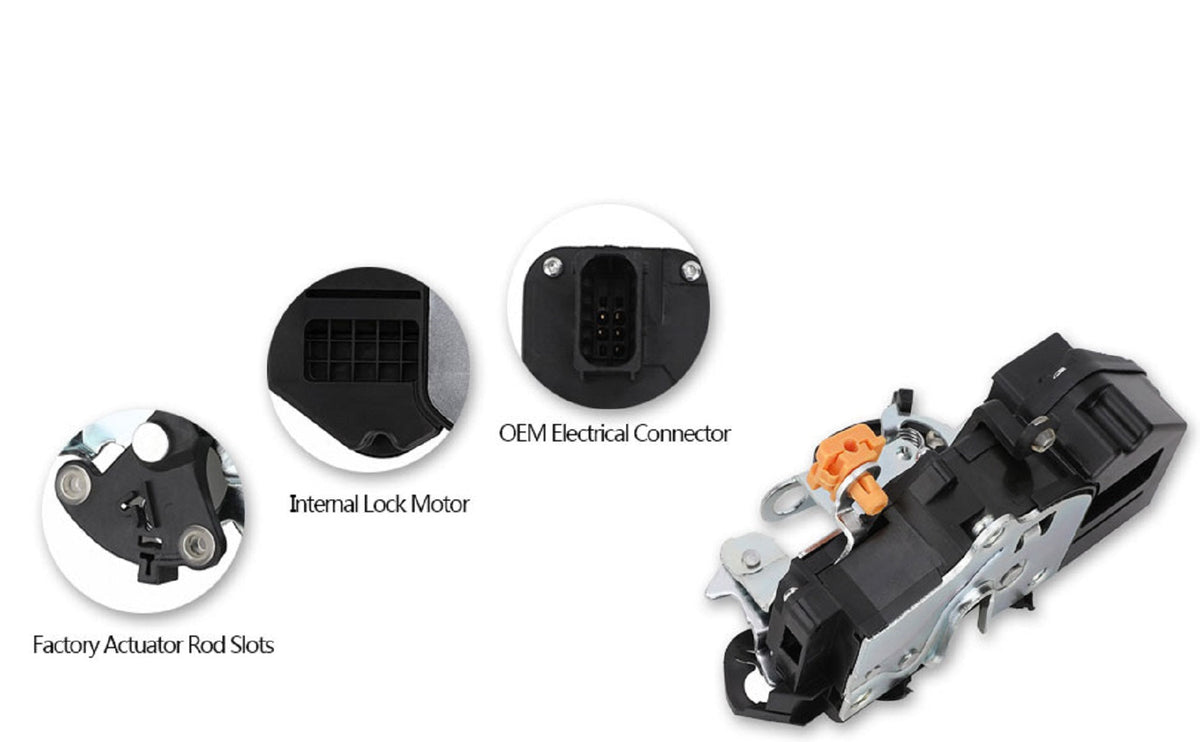 Door Latch Lock Actuator Motor Front Left Driver Side for GMC Yukon 931-303 Lab Work Auto