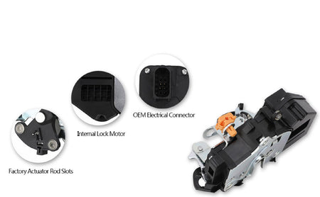 Door Latch Lock Actuator Motor Front Left Driver Side for GMC Yukon 931-303 Lab Work Auto