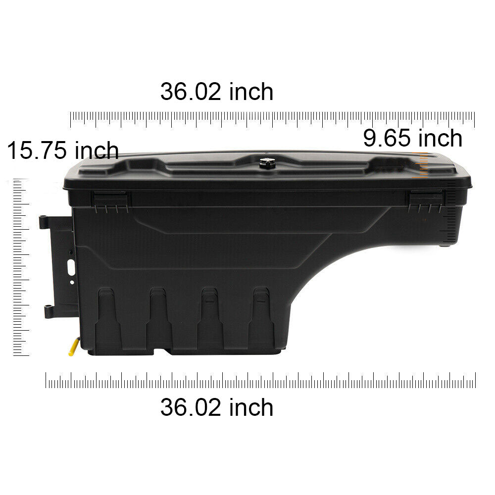 Driver LEFT Side Truck Bed Swing Case Storage Box For 2007-2020 TOYOTA TUNDRA Lab Work Auto