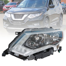 Load image into Gallery viewer, Driver Left Side Headlamp Fit For 2017-19 Nissan Rogue Chrome Halogen Headlight Lab Work Auto