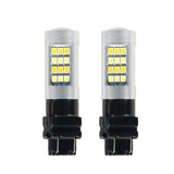 Dual Color White/Amber 3157 LED DRL Switchback Turn Signal Parking Light Bulbs