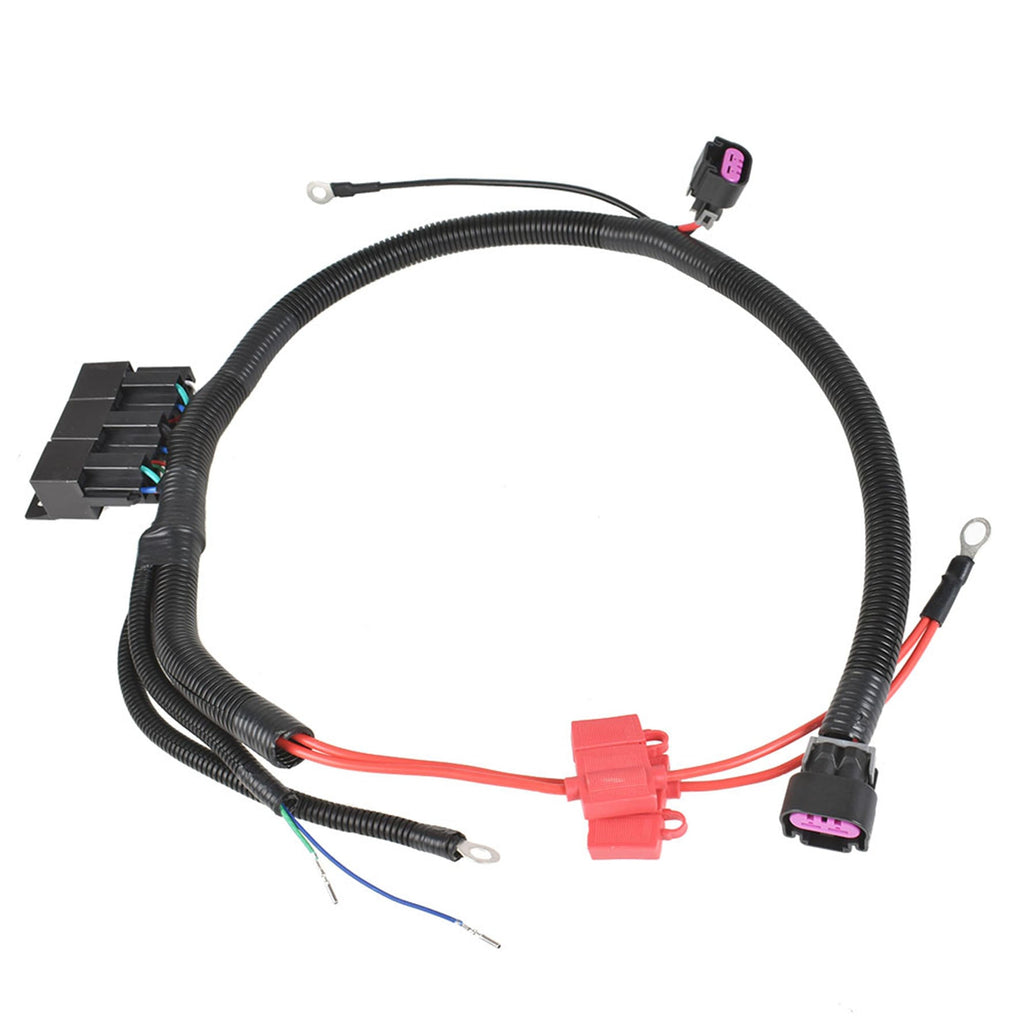 Dual Electric Fan Upgrade Wiring Harness 7L5533A226T For 1999–2006 ECU Control Lab Work Auto