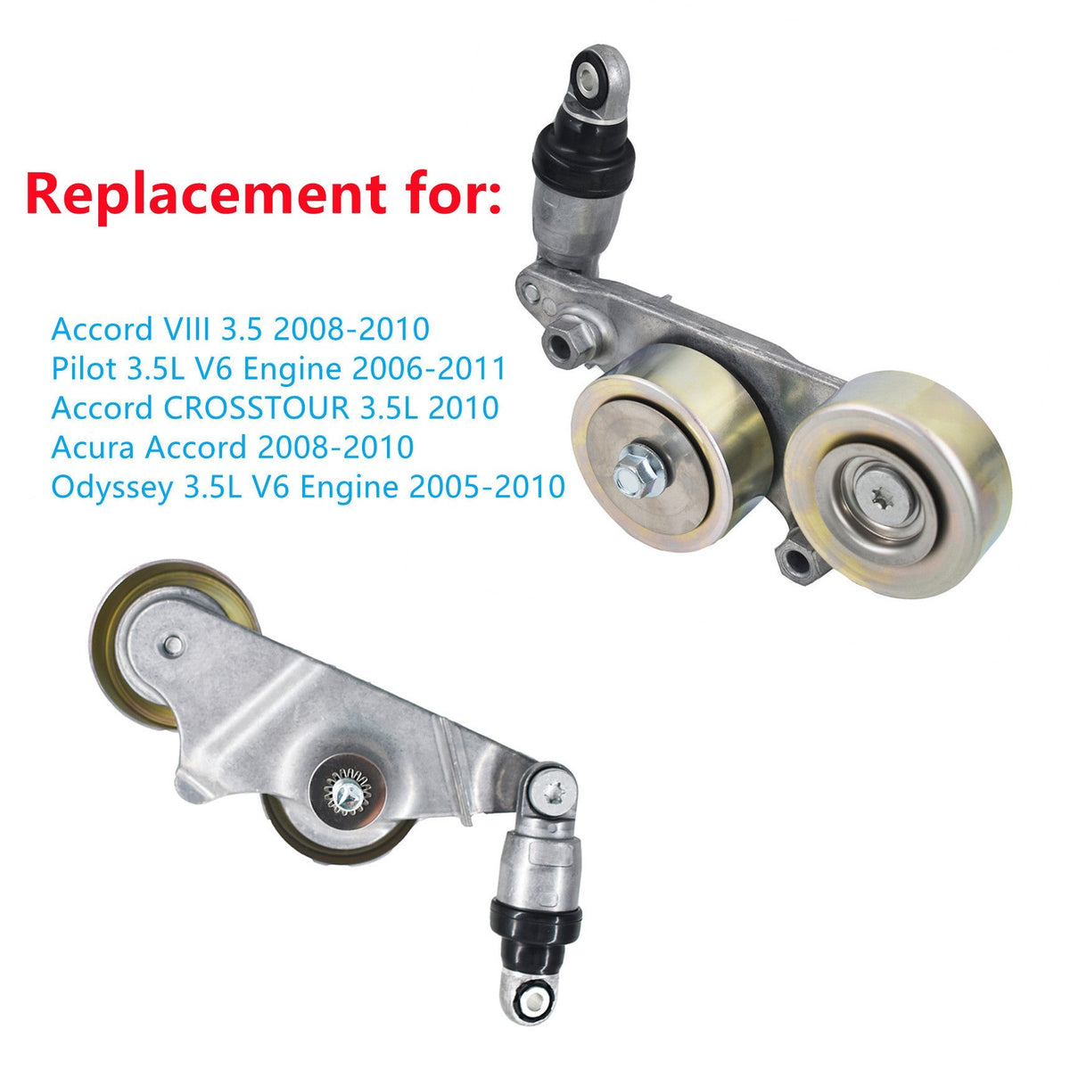 Engine Belt Tensioner Assembly For Honda Pilot Odyssey Accord 3.5L 19253072 Lab Work Auto