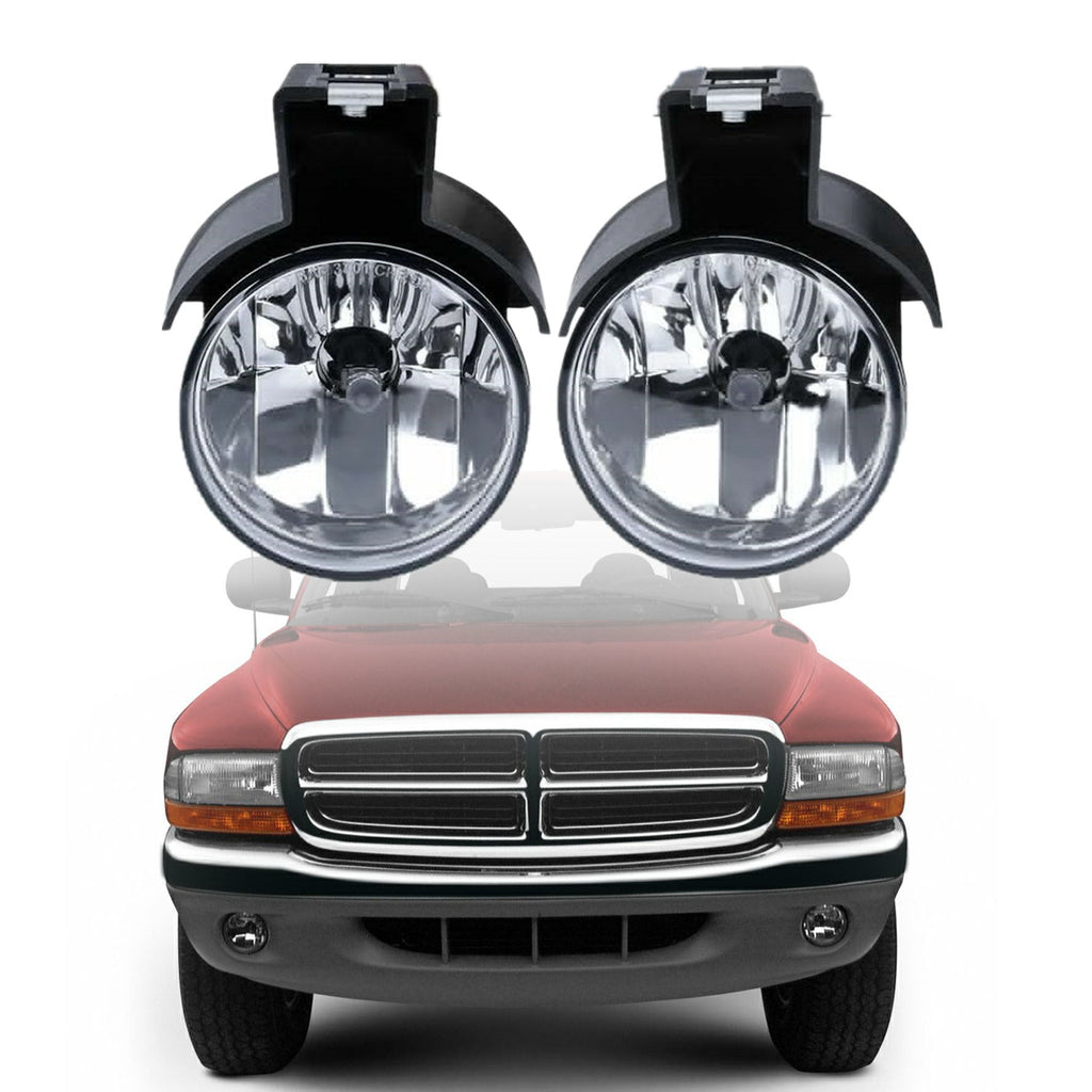 FOG LAMP LIGHT W/BULB SET FOR 1997-2000 Dodge DAKOTA 1998-2000 Dodge DURANGO Lab Work Auto