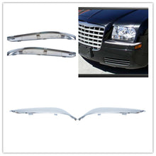 Load image into Gallery viewer, FOR 2011-2014 CHRYSLER 300 FRONT BUMPER MOLDING CHROME TRIM SET=LH &amp; RH Lab Work Auto