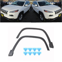 Load image into Gallery viewer, Fender Flares For 2014-2017 Jeep Cherokee Front Left &amp; Right Textured Black Lab Work Auto