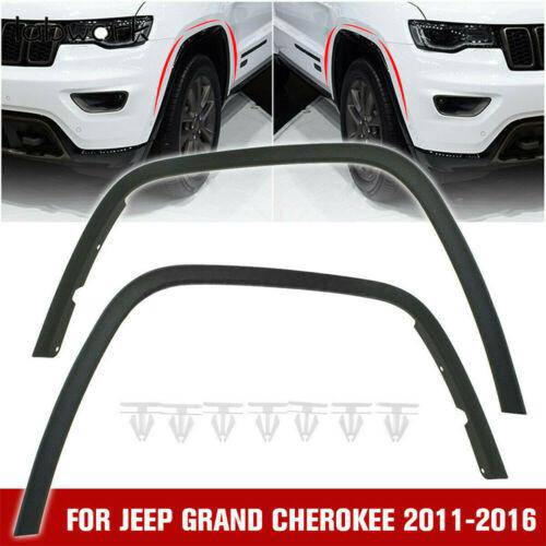 Fender Flares Front Left+Right Black For 2011-2017 Jeep Grand Cherokee-Lab Work Auto Parts-