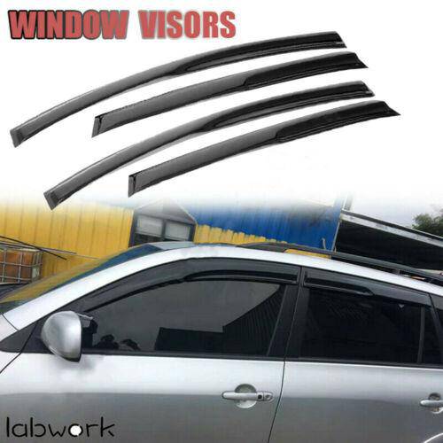 Fit For 2006-2012 Toyota Rav4 Sun Rain Vent Guards Deflector Window Visor 4PCS Lab Work Auto