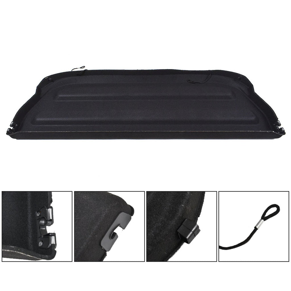 Fit For Honda Fit 15-19 Non-Retractable Cargo Cover Shield Shade Privacy Tonneau Lab Work Auto