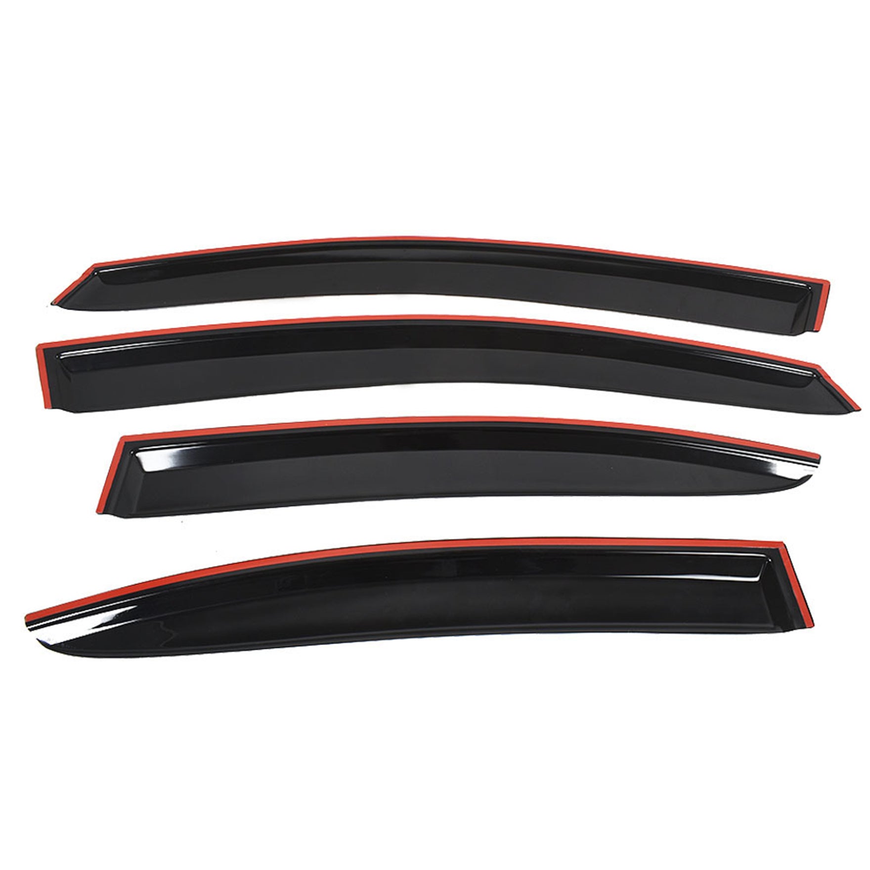 Fit For Subaru WRX STI 2015 2016 2017 2018 Window Visors Vent Deflectors 4Pc Set Lab Work Auto