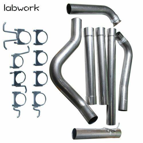 Fit for 03-05 Ford F-250 F-350 6.0L V8 V10 Powerstroke 4" Straight Pipe Exhaust-Lab Work Auto Parts-
