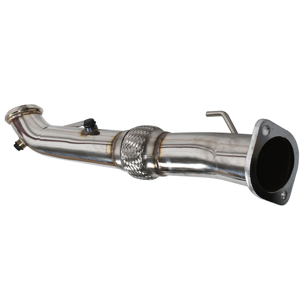Fit for 13-17 Ford Focus ST 2.0L 3" Catless Turbo Stainless Steel Downpipe Lab Work Auto 