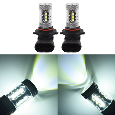 Fog Lights For RAM 2500 3500 2013-2015 RAM1500 2013-2014 9006 HB4 LED Bulb 80W Lab Work Auto