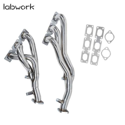 For 02-05 BMW E46 E39 Z4 2.5/2.8/3.0L L6 Performance Exhaust Manifold Headers Lab Work Auto