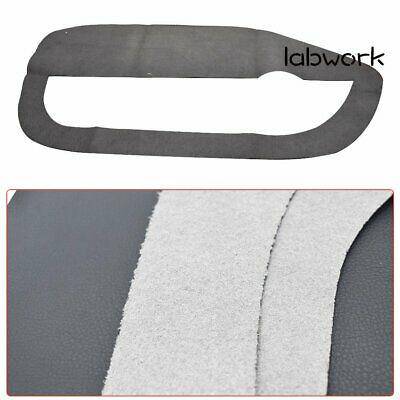 For 05-09 Ford Mustang Leather Door Panel Insert Cards Cover 2pcs Black Lab Work Auto