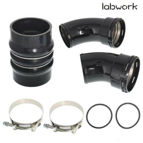 For 06-10 GM GMC Chevy Duramax LBZ LMM 6.6L Cold Side Intercooler Pipe & Boots Lab Work Auto