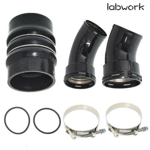 For 06-10 GM GMC Chevy Duramax LBZ LMM 6.6L Cold Side Intercooler Pipe & Boots Lab Work Auto