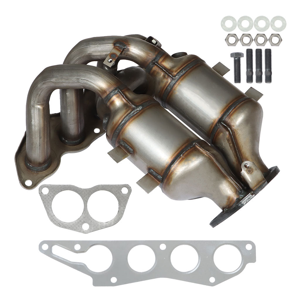 For 06-12 Mitsubishi Eclipse L4 2.4 Catalytic Converter Exhaust Header Manifold Lab Work Auto