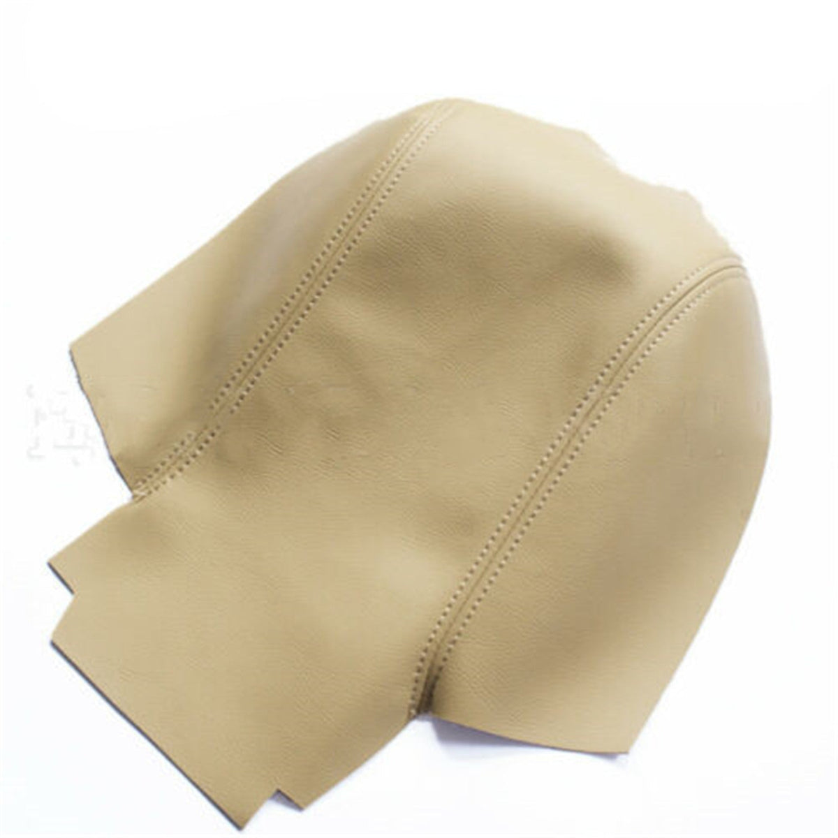 For 06-13 Range Rover Sport Beige Leather Center Console Lid Armrest Cover Skin Lab Work Auto