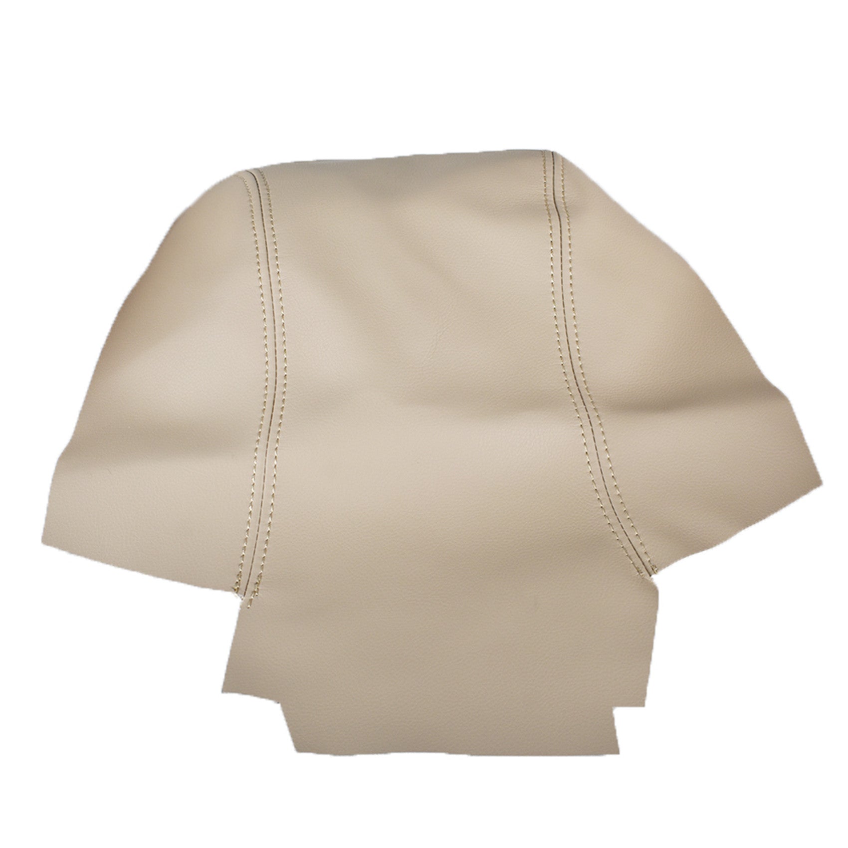 For 06-13 Range Rover Sport Beige Leather Center Console Lid Armrest Cover Skin Lab Work Auto