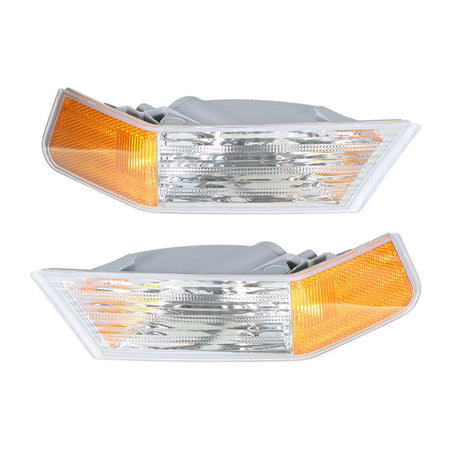 For 07-14 Jeep Patriot Front Left + Right Parking Turn Signal Lights Corner Lamp Lab Work Auto