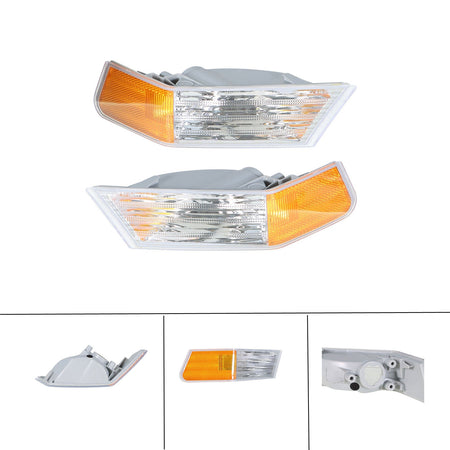 For 07-14 Jeep Patriot Front Left + Right Parking Turn Signal Lights Corner Lamp Lab Work Auto