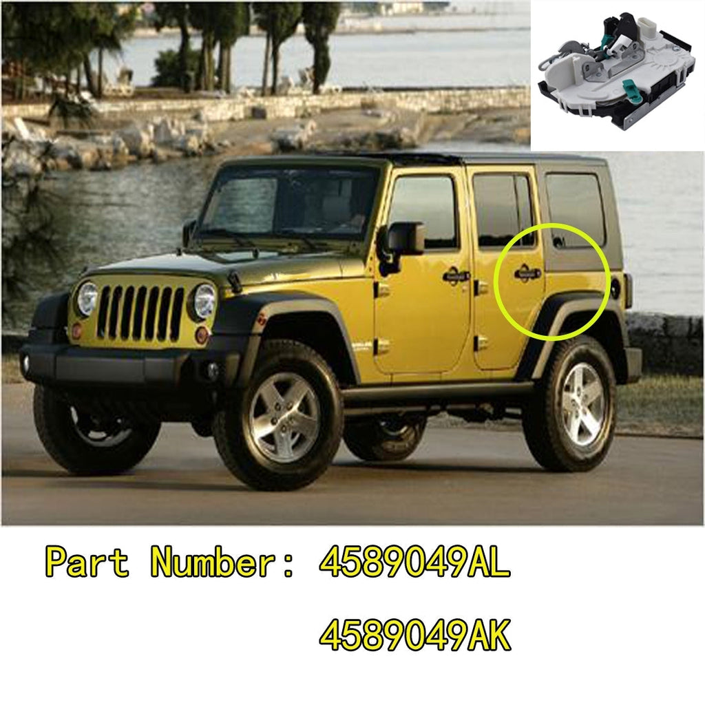 For 07-18 Jeep Wrangler Jk Rear Left Side Power Door Lock Latch Actuator Lab Work Auto