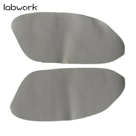 For 08-12 Honda Accord Sedan Door Panels Synthetic Gray Leather Armrest Cover Lab Work Auto